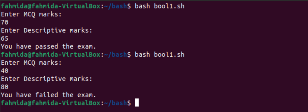 How To Use Boolean Value In Bash