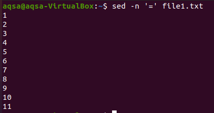 count number of lines in file bash