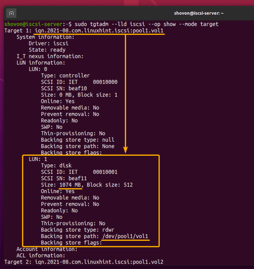 How to Share ZFS Volumes via iSCSI