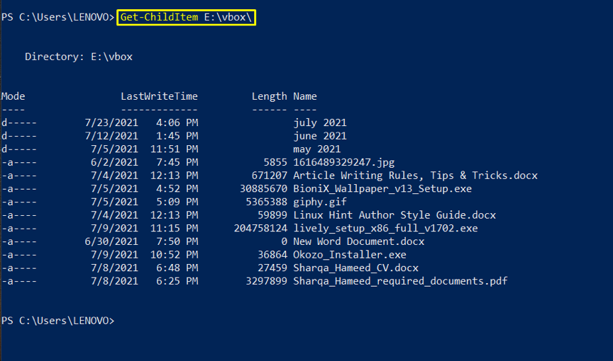 Unix Command To List All Files In Directory And Subdirectory 