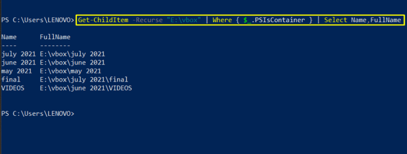 List Files In A Directory With PowerShell