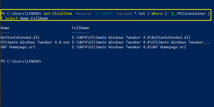 List Files In A Directory With PowerShell