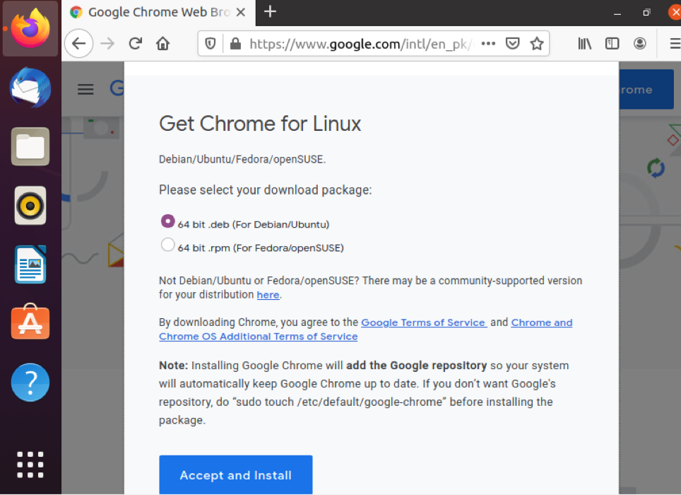 open terminal ubuntu through chrome remote desktop