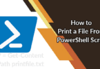 How to Print a File From PowerShell Script