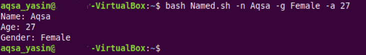 How Do You Pass A Named Argument In A Shell Script 