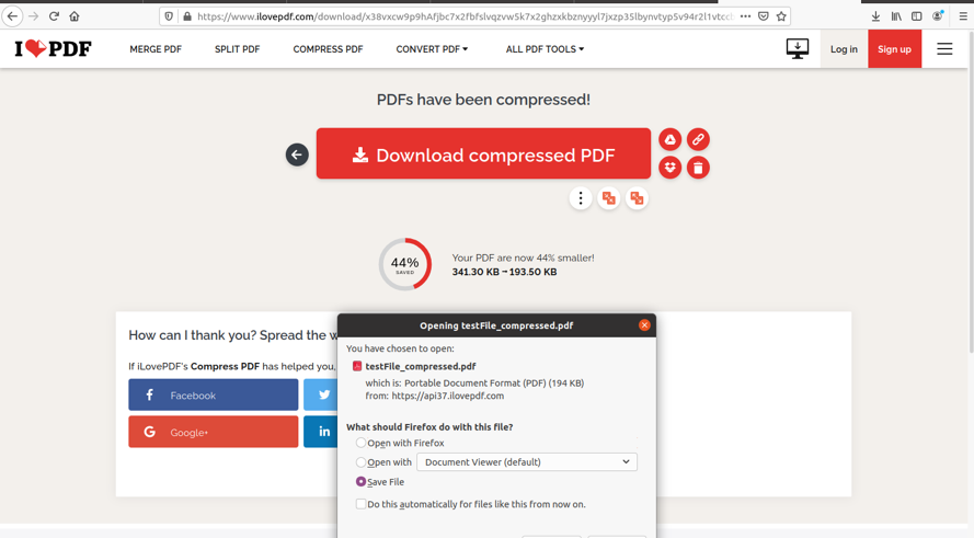 pdf size reducer in local machin