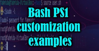 Bash Ps1 Customization Examples