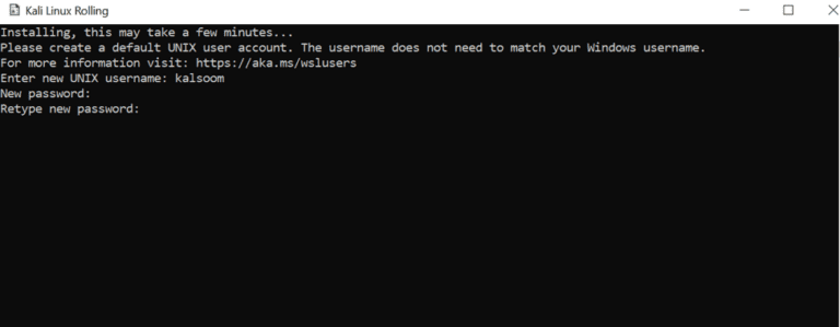 How do i use the kali linux app on windows 10