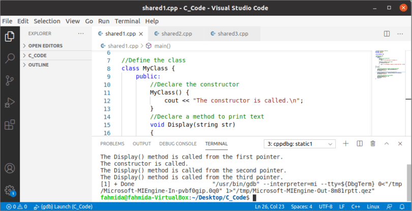 C++ shared_ptr
