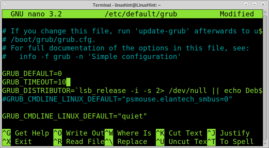 how-do-i-change-the-grub-timeout-in-linux