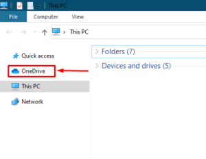 onedrive download files locally