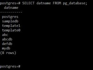 postgresql create database if not exists