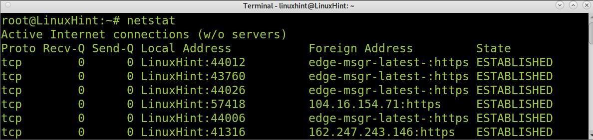 Debian netstat команда не найдена