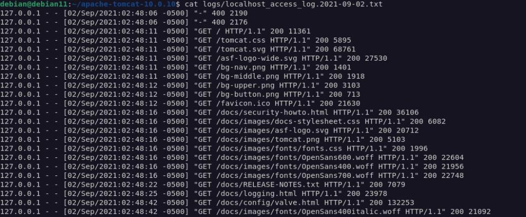 how-do-i-view-tomcat-logs-in-linux