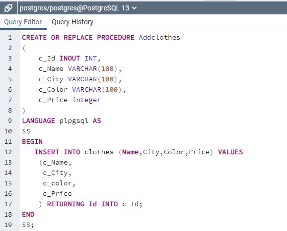 Postgresql Stored Procedure Example DevsDay ru