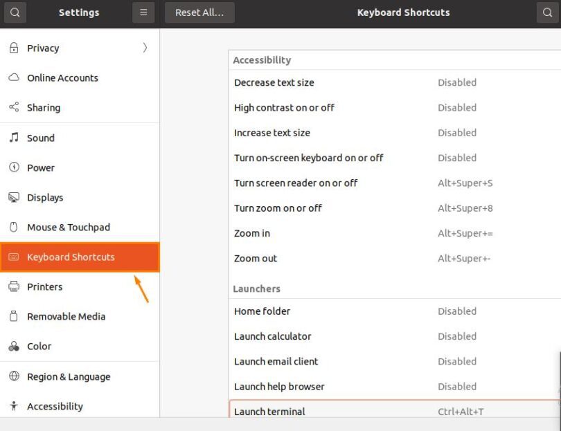How to open Terminal Using Ubuntu Shortcut