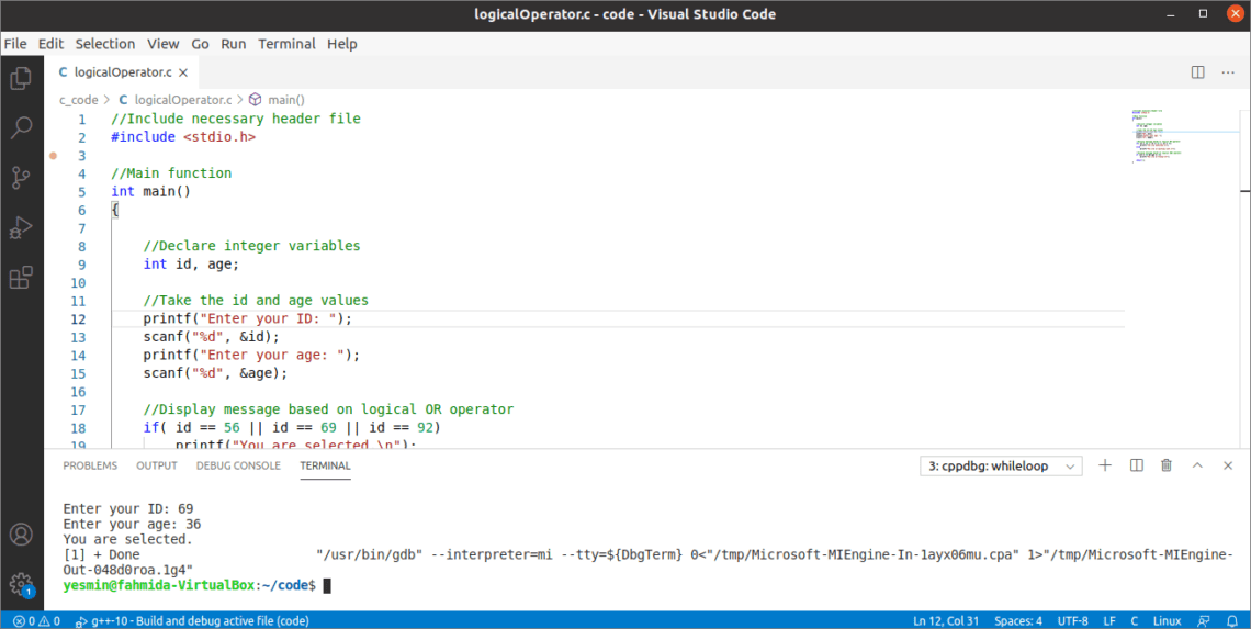 40 C programming examples