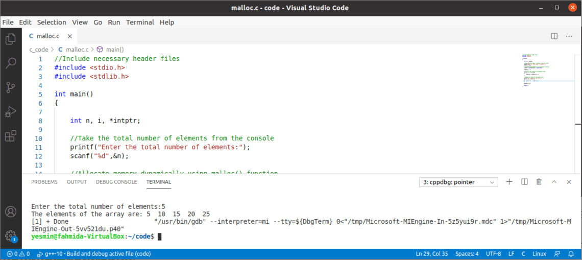 40 C programming examples