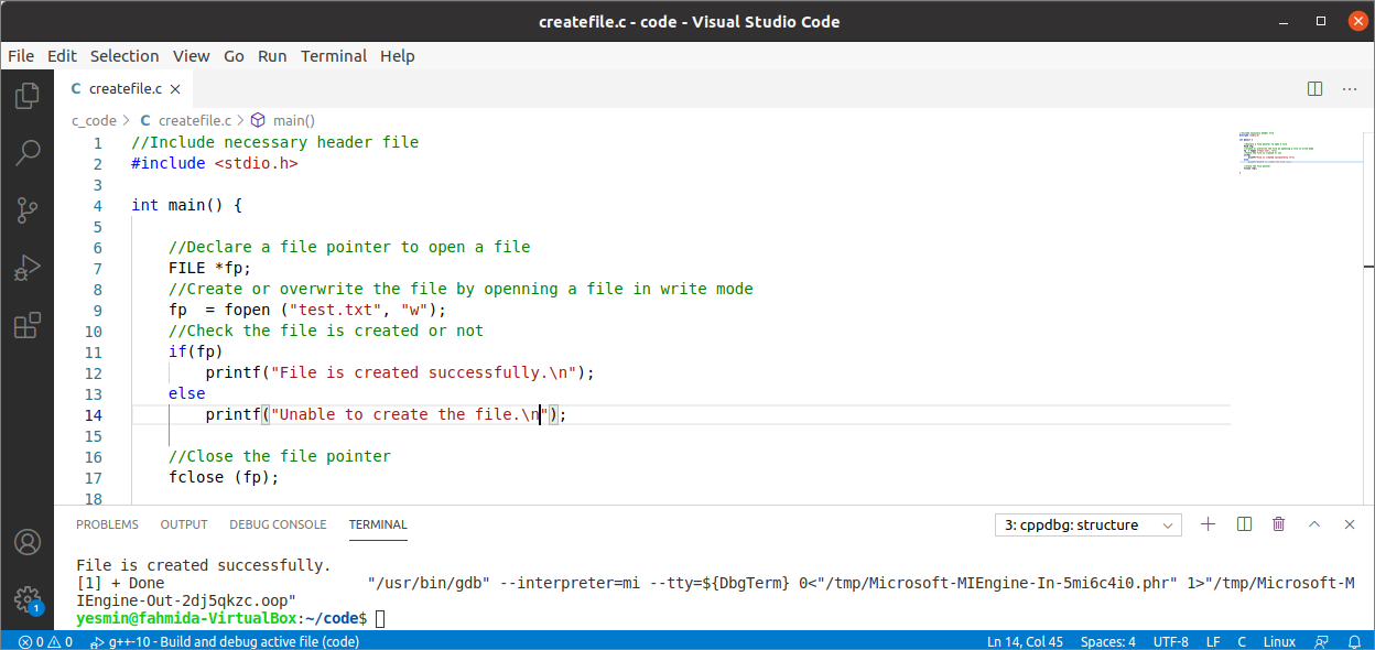 c code examples