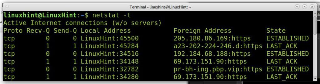 Debian netstat команда не найдена