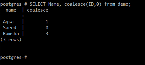 postgresql coalesce null to use index