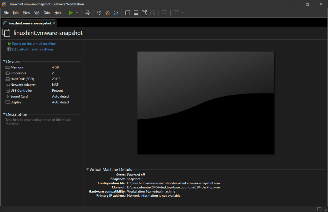 How to Take Snapshots of Virtual Machines in VMware Workstation Pro 16