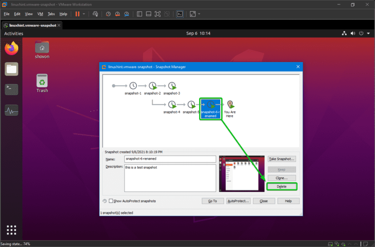 How to Take Snapshots of Virtual Machines in VMware Workstation Pro 16