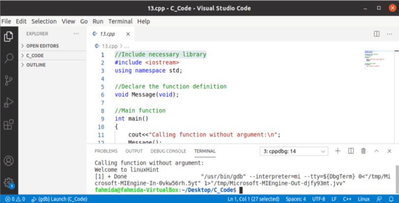 C++ Programming examples