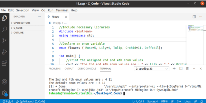 C++ Programming examples