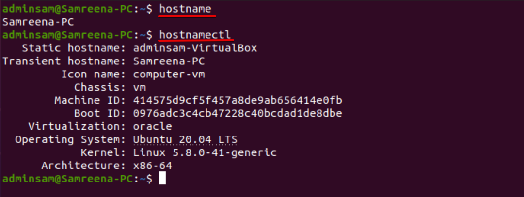 Ubuntu Change Hostname Permanently