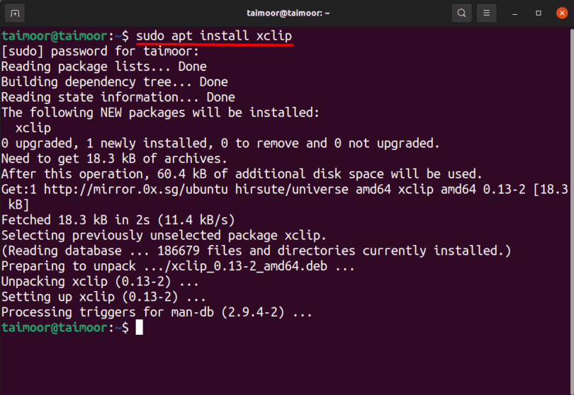 How to access clipboard using xclip in Ubuntu DevsDay.ru