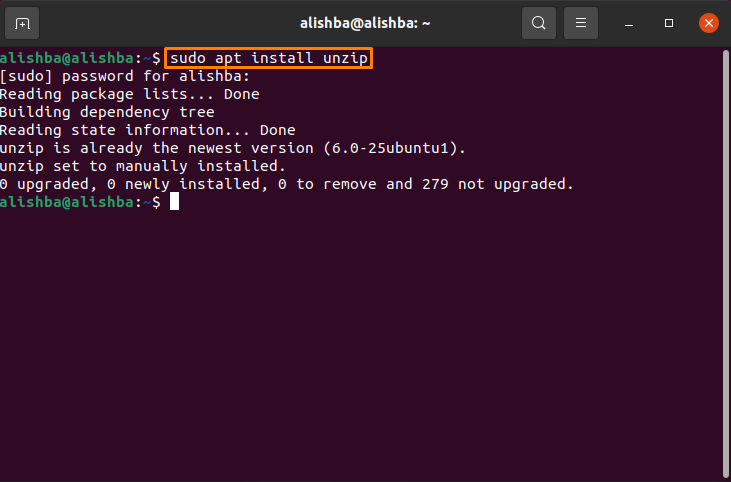 How To Unzip A Zip File In Ubuntu