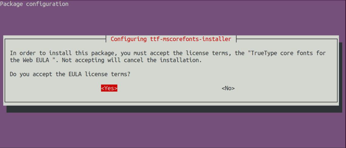 Mscorefonts installer