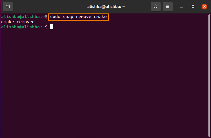 install cmake ubuntu terminal