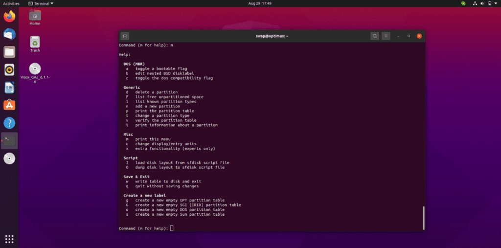 how-to-use-fdisk-command-to-create-partition-in-linux