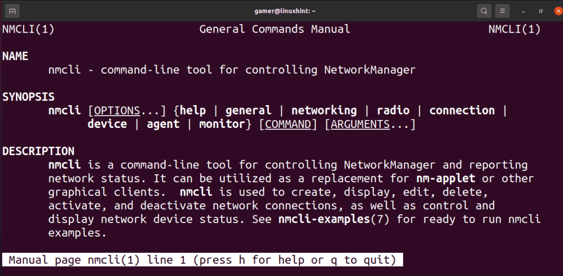 How to Use nmcli in Ubuntu