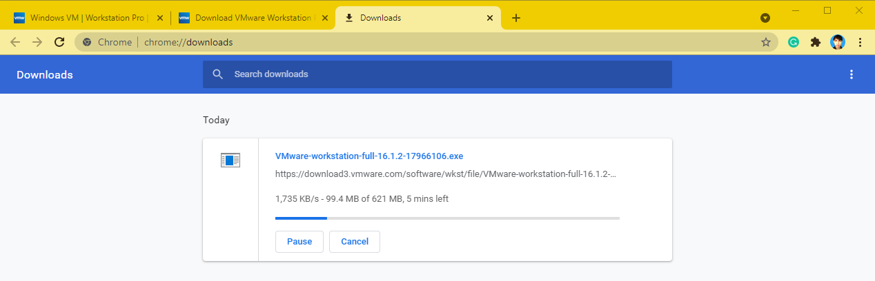 vmware workstation download trial