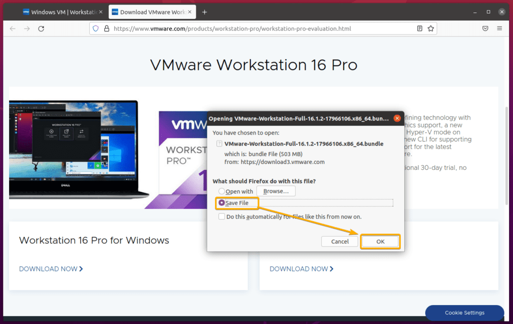 vmware workstation pro trial