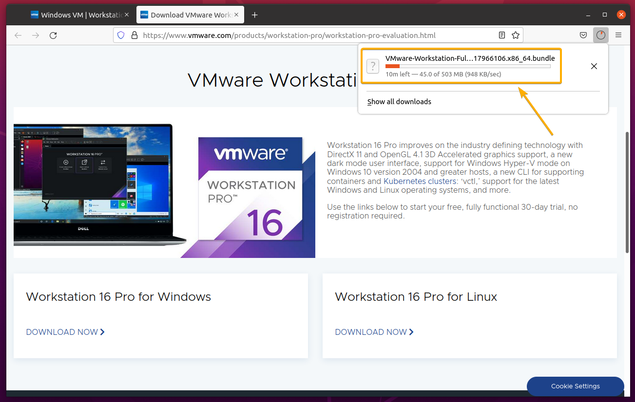 vmware workstation 11 intel vt x