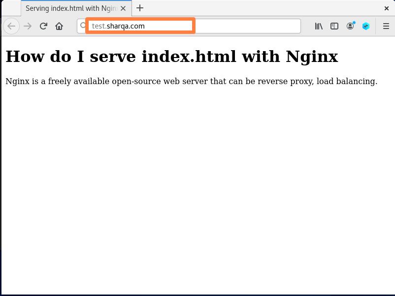 Service index html