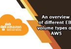 An overview of different EBS volume types on AWS