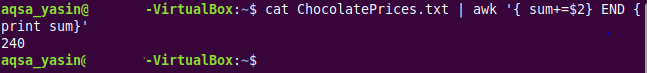 how-do-i-sum-a-column-in-awk