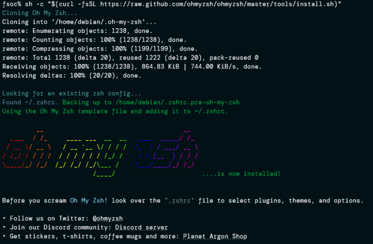 How to Install ohmyzsh and Use it with ZSH