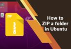 How to ZIP a folder in Ubuntu