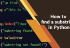 How to find a substring in Python