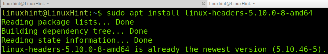 sudo apt get install build essential linux headers uname