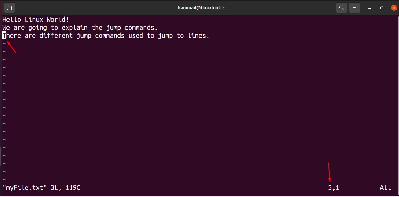 how-to-jump-to-a-line-in-a-vim