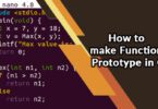 How to make Function Prototype in C