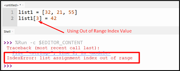 Indexerror List Assignment Index Out Of Range Solved