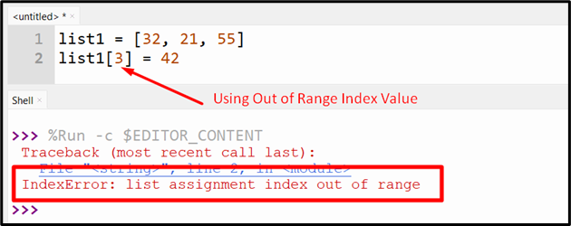 IndexError List Assignment Index Out Of Range Solved Linux Consultant